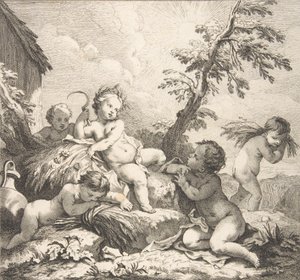 Verano, 1735 de Audran Benoit II