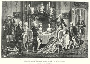 Un Banquete en Honor a Mozart en la Casa de Schikaneder de August (after) Borckmann