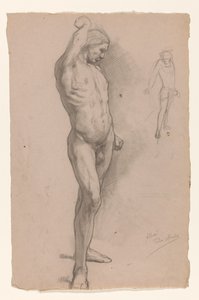 Desnudo masculino, de frente