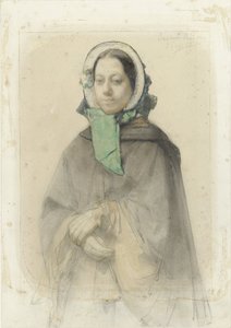 Retrato de Theresa A. A. Allebé de August Allebe
