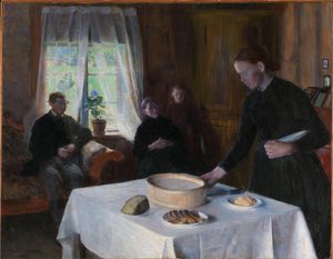 Poner la mesa de August Eiebakke