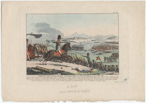 Ataque ruso desde el campamento atrincherado en Dryssa el 15 de julio de 1812 de August Friedrich Andreas Campe