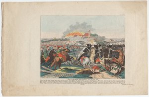 La batalla de Eckau el 19 de julio de 1812 de August Friedrich Andreas Campe