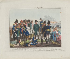 La Muerte del Mariscal Duroc en Hochkirchen el 22 de mayo de 1813 de August Friedrich Andreas Campe