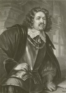 Octavio Piccolomini (grabado) de August Friedrich Pecht