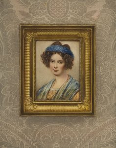Retrato de la esposa de Ludwig von Borstell de August Grahl