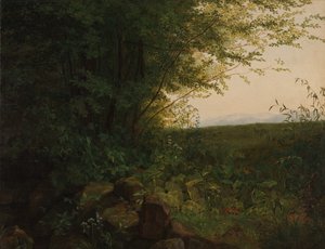 Al borde del bosque, ca. 1820 de August Heinrich