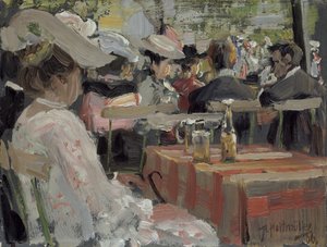 Un restaurante en el jardín, 1906