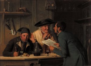 Los Políticos del Pueblo, 1877 de August Heyn