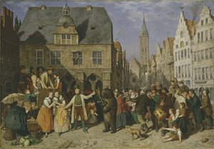 Un oso bailarín, 1865