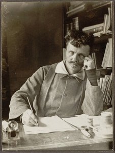 Autorretrato de August Johan Strindberg
