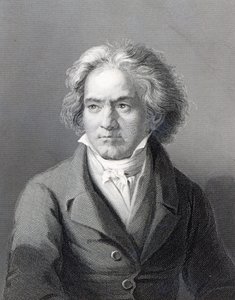 Ludwig van Beethoven, grabado por William Holl el Joven (grabado) de August Karl Friedrich von Kloeber
