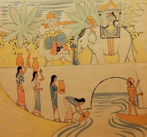 El sueño del joven – Narradora de cuentos de August Macke