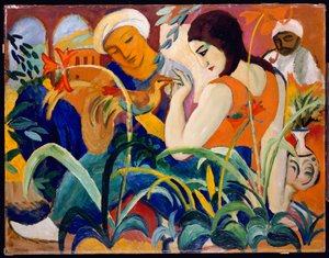 Mujeres orientales de August Macke