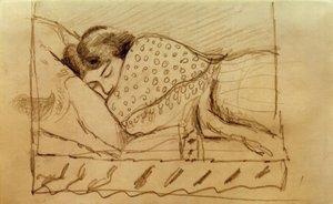 Elisabeth, durmiendo de August Macke