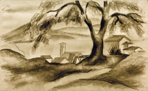Hilterfingen en el lago Thun de August Macke