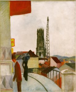 Catedral de Friburgo en Suiza de August Macke