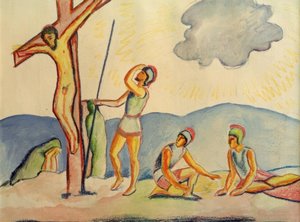 Crucifixión de August Macke