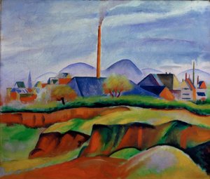 Paisaje con fábrica