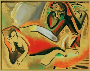 Cuento de hadas (Sindelsdorf) de August Macke