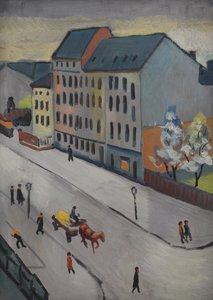 Nuestra calle en Grau de August Macke