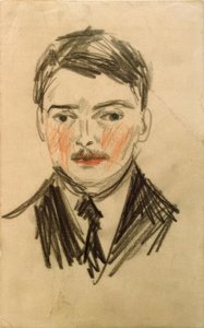 Autorretrato de August Macke