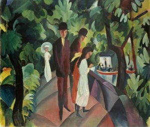 Paseo por el puente de August Macke
