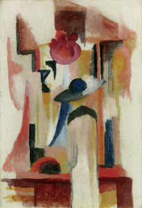 Estudio de una tienda brillante de August Macke