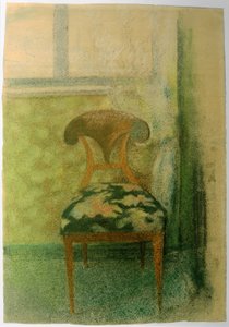 Silla junto a la ventana de August Macke