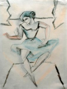Bailarina de August Macke