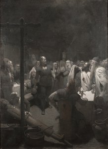 La pira de Balder (de la saga de Frithiof) de August Malmström