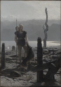 La saga de Frithiof: El regreso de Frithiof, 1880s de August Malmström