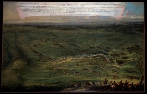 Guerra de los Siete Años: Infantería prusiana en la batalla de Kolin de August Querfurt