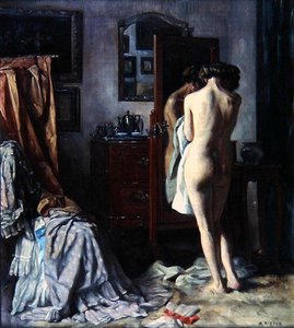 El Boudoir, c.1910 de August Rieper