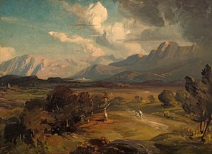 paisaje de estribaciones de August Seidel