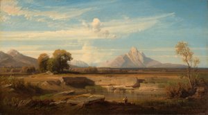 paisaje de estribaciones de August Seidel
