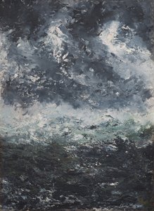 Paisaje de tormenta de August Strindberg