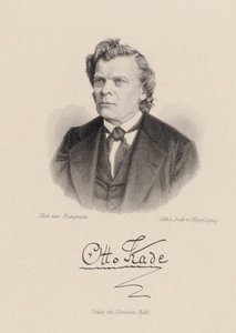 Retrato del compositor Otto Kade 1819-1900