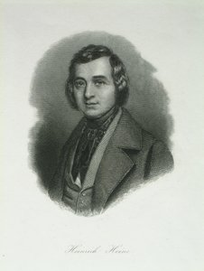 Retrato del poeta Heinrich Heine 1797-1856, 1842 de August Weger