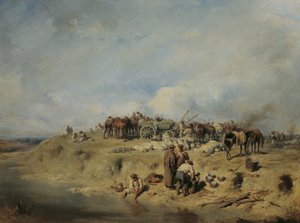 Vivac de soldados rusos de August von Pettenkofen