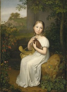 Retrato de la condesa Louise Bose de niña