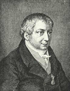 Friedrich Schlegel, poeta alemán (grabado) de Augusta von Buttlar