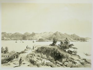 La bahía y la isla de Hong Kong, lámina 4 de 