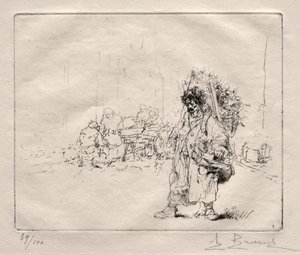 Marchand a la Hotte de Auguste Brouet