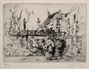 La parada en el pueblo de Auguste Brouet