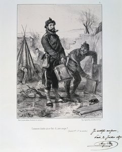 Soldados de la Guardia Nacional, Sitio de París, 1870-1871