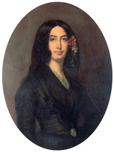 George Sand, novelista francesa y feminista temprana de Auguste Charpentier