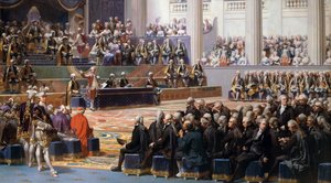 Apertura de los Estados Generales en Versalles, 5 de mayo de 1789 de Louis Charles Auguste Couder