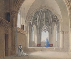 Anne, ma soeur Anne, ne vois-tu rien venir, 1817 de Auguste Garneray