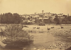 Pueblo de Chazay, Vista desde la vía férrea de Auguste Hippolyte Collard